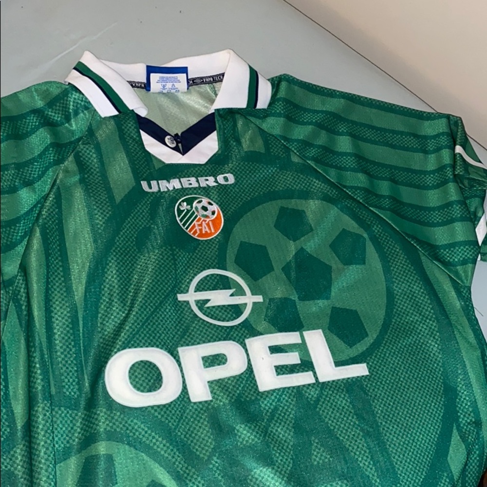 Umbro Opel soccer jersey